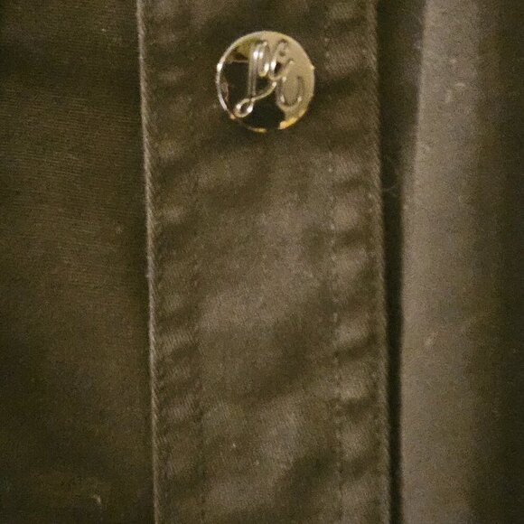 Lana Erica boho black lightweight jacket Moto floral embroidery XL - Picture 9 of 11